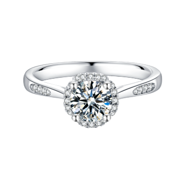 Hot Sale 925 Trendy Pure Silver Ring Jewelry With  Delicate Diamond New Model Ring With Good Quality For Women